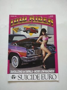 Lowrider Magazine Mini Truckin' March 1990 America's #1 Cruising 64 Chevy Impala - Picture 1 of 18