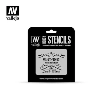 Vallejo Stencils Vintage Motorcycle - Picture 1 of 2