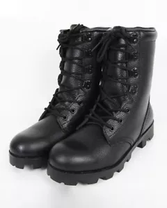 Russian DPR Special Forces Combat Boots Black Cowhide Tactical Boots - Picture 1 of 12