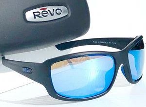 NEU Revo Maverick Bear Grylls schwarz POLARISIERT tiefblau Wasser Sonnenbrille 1098 01 B - Bild 1 von 12
