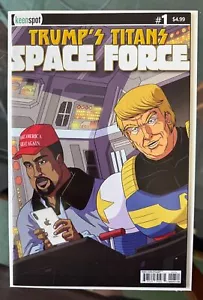 Trump's Titans: Space Force #1 Cover D - Hard to Find Kanye Ye West Cover - Bild 1 von 2