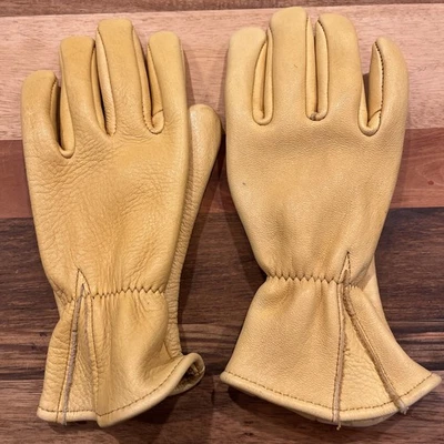 Guantes de cuero Churchill de piel de alce sin forro talla S 8 1/2 Foto 1 de 4