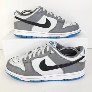 Nike Entrenadores UK 6 Dunk Low GS Blanco Claro Gris Carbono Junior Unisex Zapatos EU 39 - Imagen 1 de 15