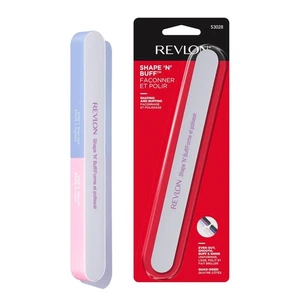Bloque tampón de uñas Revlon Shape 'N' Buff, herramienta de manicura todo en uno para dar forma y - Imagen 1 de 4