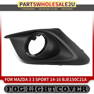 Tapicería de luz antiniebla delantera izquierda negra mate para Mazda 3 3 Sport 2014-2016 BJE150C21A Foto 1 de 4
