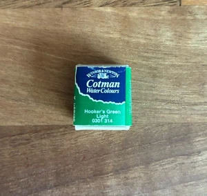 Pintura acuarela de artistas Winsor & Newton media sartén roja clara vintage - Imagen 1 de 4