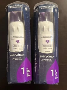2 x EveryDrop Refrigerator Ice and Water Filter 6 Months Filter Life NSF - Picture 1 of 6
