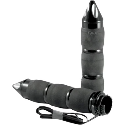 Empuñaduras térmicas Avon AIR acolchadas con púas - negras anodizadas MT-AIR-90-A-S-H Foto 1 de 4