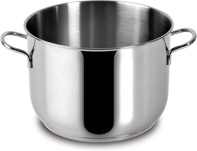 Every Pentola Ø 18 Cm in Acciaio Inox 18/10 Con Fondo Lagoseal Plus, Esterno Sat - Immagine 1 di 4