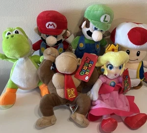 New Nintendo Super Mario Bros 12 Zoll Plüsch 6 Stück gute Sachen - Bild 1 von 7