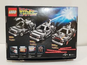LEGO Back To The Future The DeLorean (21103) Complete Set w/ box Sheild Misprint