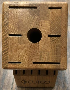 CUTCO - Bloque de cuchillos de madera de 13 ranuras para cuchillos de carne ranuras de colección - Imagen 1 de 3