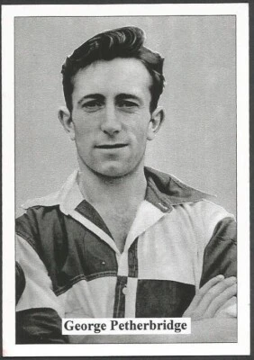POPULAR 1950'S FOOTBALLERS-1ST SERIES- #15-BRISTOL ROVERS-GEORGE PETERBRIDGE - Image 1 of 2