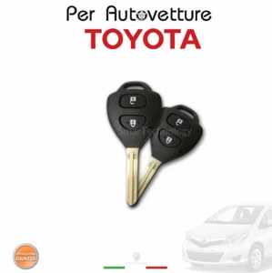 scocca guscio chiave telecomando toyota 2 tasti yaris corolla avensis rav4 prado - Foto 1 di 6