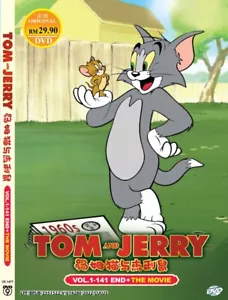 TOM AND JERRY COMPLETE TV SERIES VOLUME 1-141 END + MOVIE DVD ENGLISH DUBBED - Picture 1 of 3