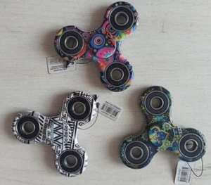 hand spinner toupie jouet anti stress à motifs - Imagen 1 de 4