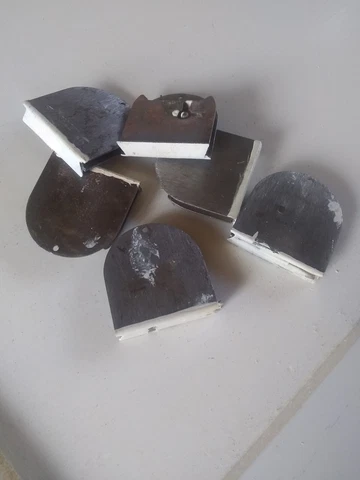 6 Vintage Cabinet Drawer Dresser Locks no key Cover