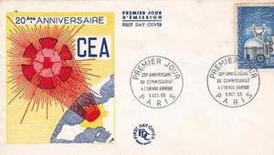 FRANCE 1965 FDC 20 ANNIVERSAIRE DU COMMISARIAT A L'ENERGIE ATOMIQUE YT 1462 - Picture 1 of 1