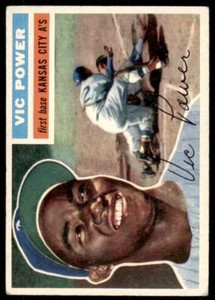 Vic Power Card 1956 Topps #67
