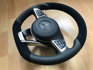 STEERING LENKRAD AMG MERCEDES W205 W213 W292 R231 GLC GLA C218 W447 VITO V Klass - Picture 1 of 17