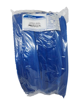 Paquete de 100 plumas Gateway LONGITUD COMPLETA ala izquierda: azul denim: FLLSDN-100 Foto 1 de 4