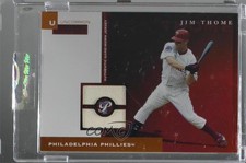 2005 Pristine Personal Pieces Uncommon Relics Uncirculated /3 Jim Thome HOF