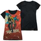 Star Trek Teamwork Juniors Black Back T-Shirt