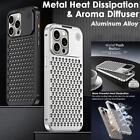 Fullbody Metal Case Cover For IPhone 15 Series Heat Dissipation NEW T0X4