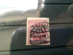 DR: Mi-Nr. 295 / 250.000 auf 500 Mark - gestempelt !!! - Bild 1 von 1