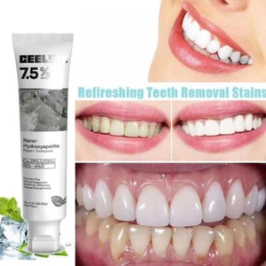 Pasta de dientes 7,5 % hidroxiapatita elimina manchas de dientes amarillos para dientes sensibles - Imagen 1 de 9