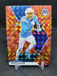 2020 Panini Mosaic Keenan Allen Orange Reactive Prizm Football Card #112 - Picture 1 of 2