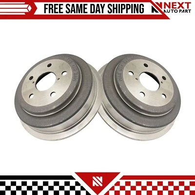 New Rear Brake Drum Pair For 2006-2011 Dodge Ram Dakota Mitsubishi Raider - Image 1 of 4