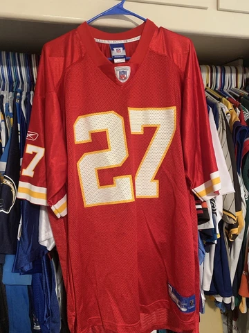 Larry Johnson Kansas City Chiefs Red Reebok Jersey Mens XL Cover
