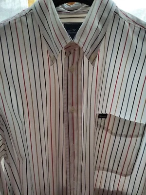 FACONNABLE Camicia Uomo Classica Puro Cotone a righe colorate. - Immagine 1 di 4