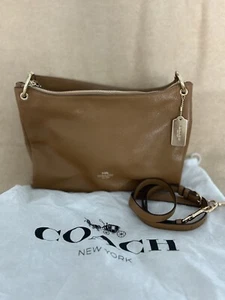 Coach Damentasche Tasche F28966 Light Saddle Shoulder Bag Braun - Bild 1 von 6