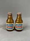 Vintage Salt and Pepper Shakers Blatz Pilsener Beer Bottles Muth Buffalo