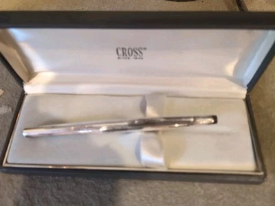复古 Cross Century 纯银钢笔 14k 金笔尖 — 第 1/4 张图片