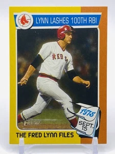 FRED LYNN - FRED LYNN FILES #FLF-5 100th RBI - 2024 Topps Heritage High Number - Bild 1 von 2