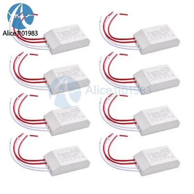 10PCS 20-60W 220V To AC12V LED Halogen Lamp Light Electronic Transformer Adapter - Image 1 of 4