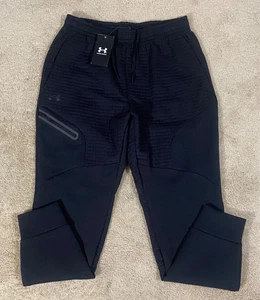 Under Armour Herren Medium UA Unstoppable Fleece Grid Jogger Schwarz 1386544 377 - Bild 1 von 4