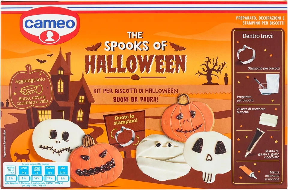 Cameo Kit per Biscotti Di Halloween the Spooks of Halloween Kit per 18 Biscott