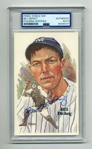 BILL DICKEY AUTOGRAPHED PEREZ STEELE POST CARD PSA/DNA Authenticated - Picture 1 of 1