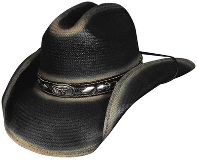 NEW Bullhide Hats 2412BL Little Big Horn Black Cowboy Hat - Image 1 of 2