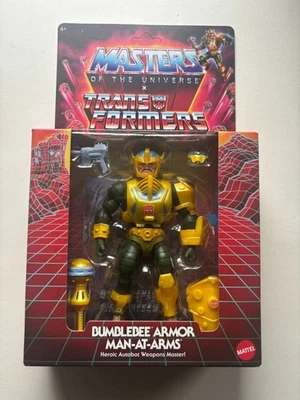 NUEVA FIGURA DE ACCIÓN MOTU/Transformers Bumblebee Armor Man At Arms 5,5"" Foto 1 de 4