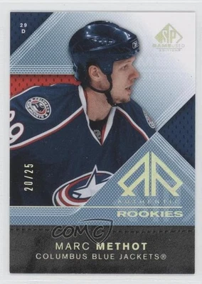 2007 SP Game Used Edition Authentic Rookies Spectrum /25 Marc Methot Rookie RC - Image 1 of 2