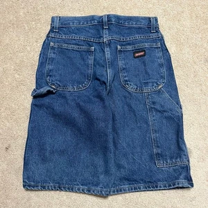 Dickies Carpenter Cargo Blue Denim Jean Shorts (Jorts) 30W - Picture 1 of 7