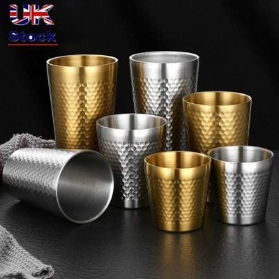 Stainless Steel Cold Water Drinks Cup Keep Cold Milk Mugs  Kitchen - Image 1 of 4