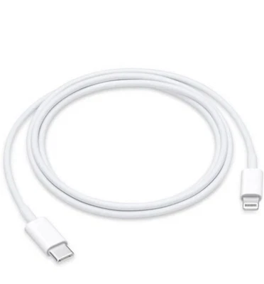 Genuine Apple MUQ93AM/A USB-C to Lightning 1m/3ft Charging Cable 20 Watt - White - Image 1 of 4
