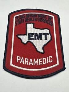 Texas Department of State Health Services Paramedic EMT Patch EMS - Picture 1 of 3