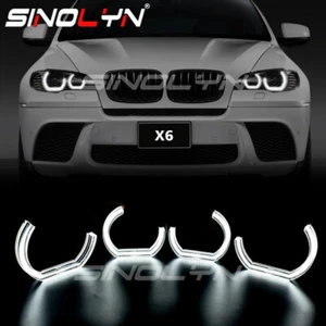 DTM M4 Style Acrylic LED Angel Eye Halos DRL For BMW X6 E71 E72 X6M Accessories - Picture 1 of 12